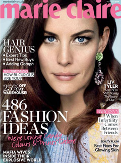 Liv Tyler - Liv Tyler for Marie Claire - Liv Tyler Marie Claire - Liv Tyler Marie Claire Cover - Liv Tyler Cover Shoot - Marie Claire March Cover - Marie Claire - Marie Claire UK