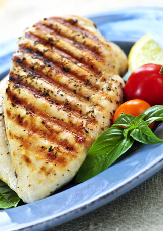 eat Grilled chicken - Wedding Diet Tips