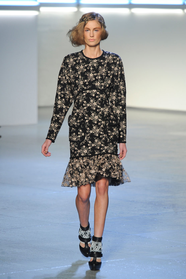 Rodarte A/W'12, Fashion Week 2012, New York Fashion Week, New York Fashion Week 2012, NYFW, NYFW 2012, fashion, fashion shows, latest fashion shows, Rodarte, designer Rodarte, A/W 2012 fashion, Rodarte A/W'12 runway, runway