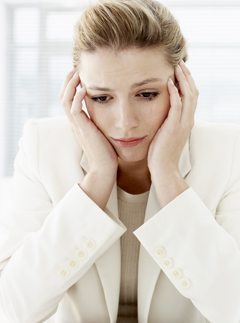 Woman at work, woman worried, woman streesed at work, woman stressed, upset woman