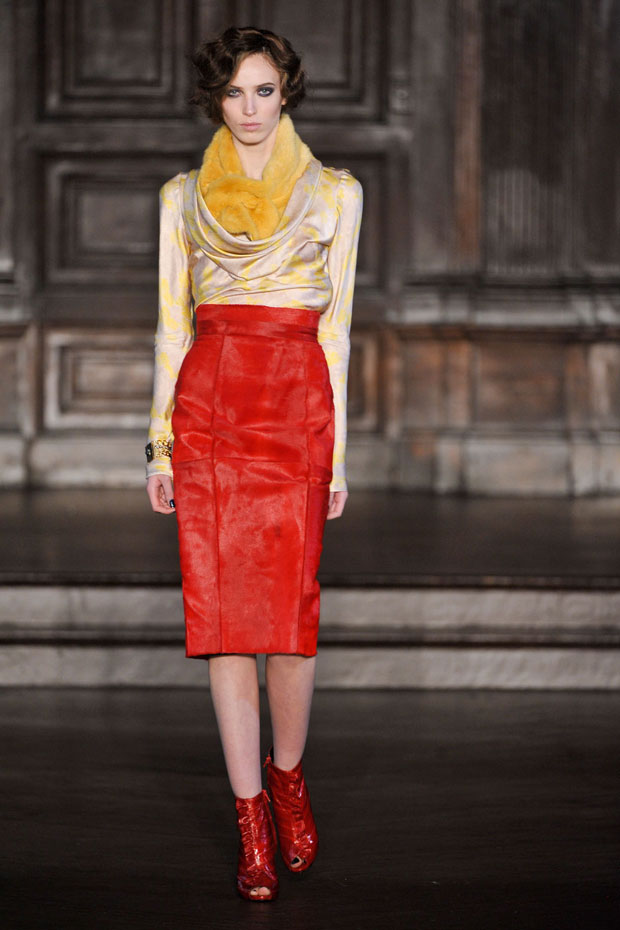 L'Wren Scott A/W 2012, L'Wren Scott, new york fashion week, marie claire, marie claire uk