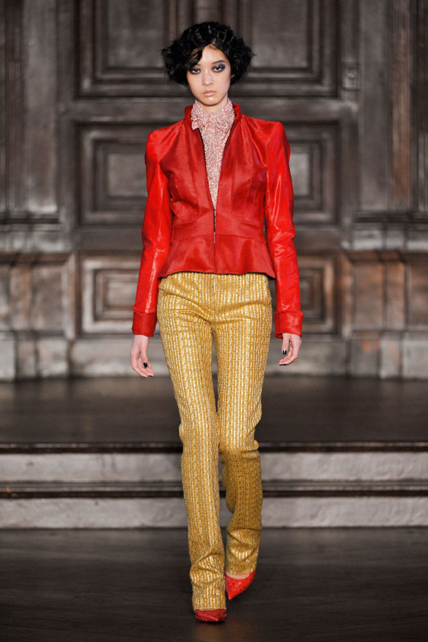 L'Wren Scott A/W 2012, L'Wren Scott, new york fashion week, marie claire, marie claire uk