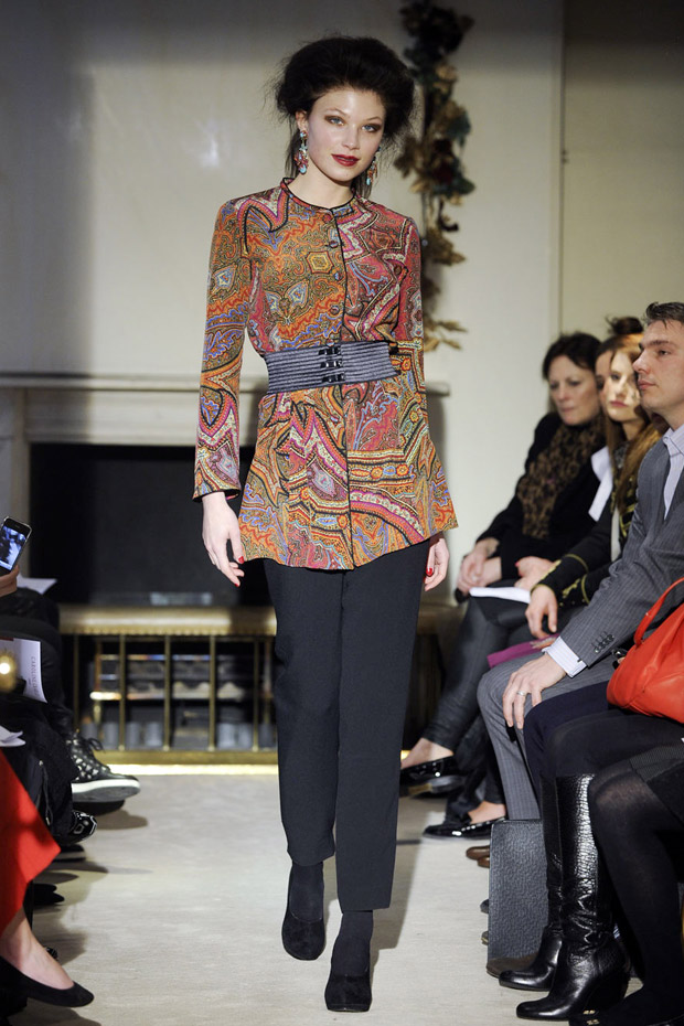 Caroline Charles Autumn Winter 2012 Catwalk Show