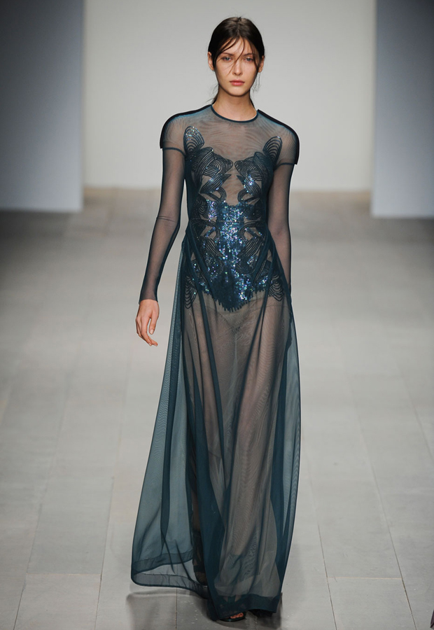 Marios Schwab A/W'12, Marios Schwab, Marios Schwab catwalk collection, A/W 2012, A/W 2012 fashion, fashion, London Fashion Week, LFW 2012, LFE 12, London Fashion Week 2012