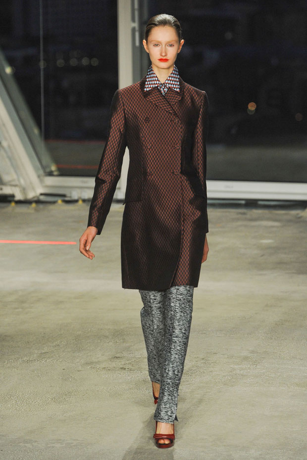 Jonathan Saunders A/W 2012, jonathan saunders, london fashion week, marie claire, marie claire uk