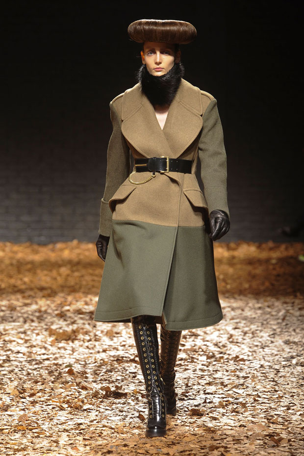 McQ A/W 2012, mcq, alexander mcqueen, sarah burton, london fashion week, marie claire, marie claire uk