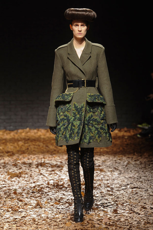 McQ A/W 2012, mcq, alexander mcqueen, sarah burton, london fashion week, marie claire, marie claire uk