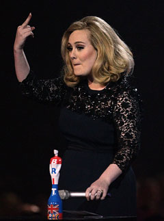 Adele swearing - Marie Claire - Marie Claire UK