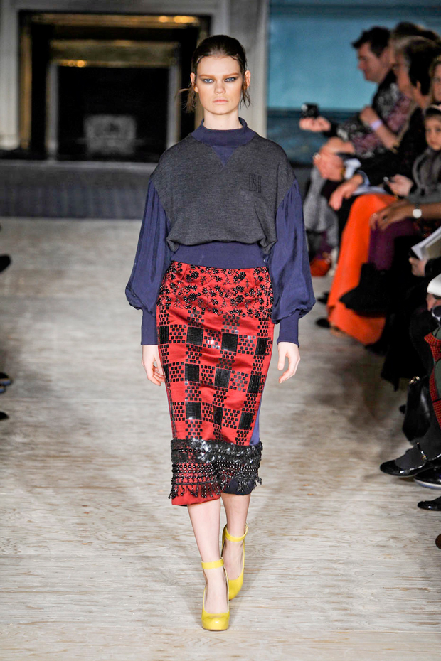 Roksanda Ilincic A/W 2012, roksanda ilincic, london fashion week, marie claire, marie claire uk