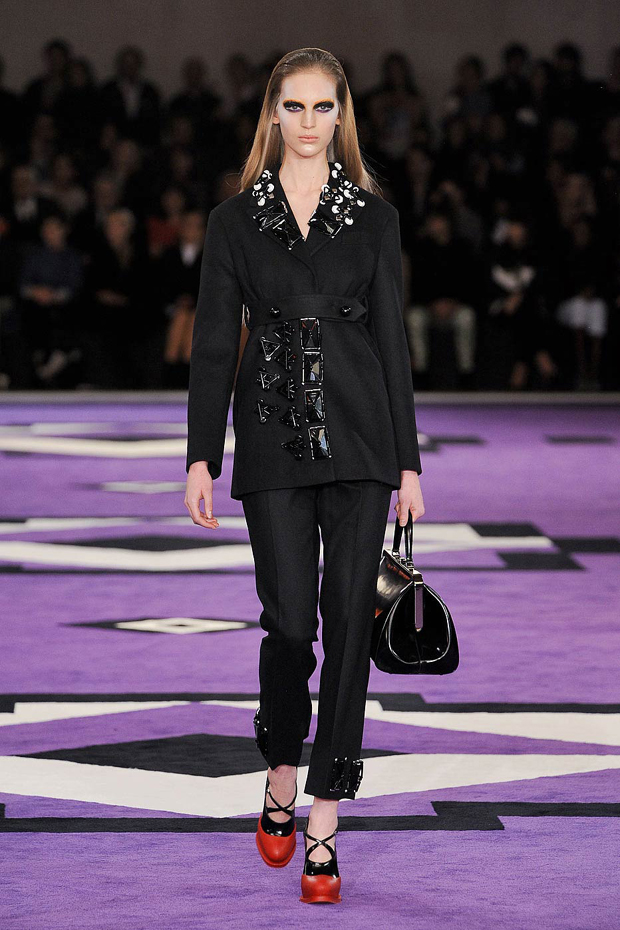 Prada A/W 2012, prada, miuccia prada, milan fashion week, marie claire, marie claire uk