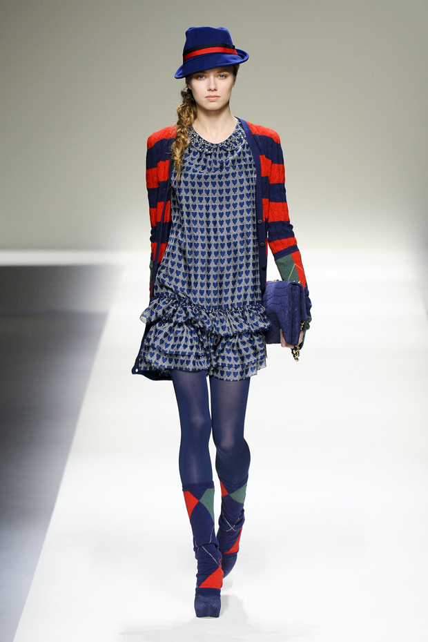 Blugirl A/W 2012, blugirl, anna molinari, milan fashion week, marie claire, marie claire uk