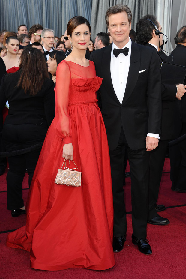 Colin Firth & Livia Firth- The Oscars 2012 - Oscars 2012 - 2012 Oscars - 2012 Oscars pics - Oscars Dresses - Oscars red carpet - Marie Claire - Marie Claire UK