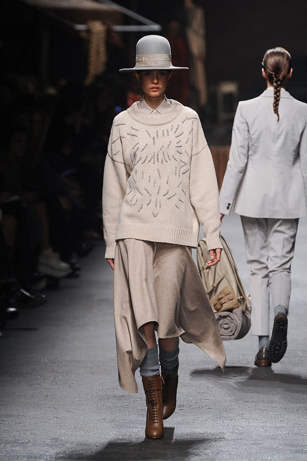Trussardi A/W 2012, trussardi, milan fashion week, marie claire, marie claire uk