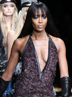 Naomi Campbell - Roberto Cavalli - Milan Fashion Week - Marie Claire - Marie Claire UK