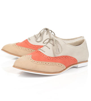 Topshop leather brogues, &pound;32