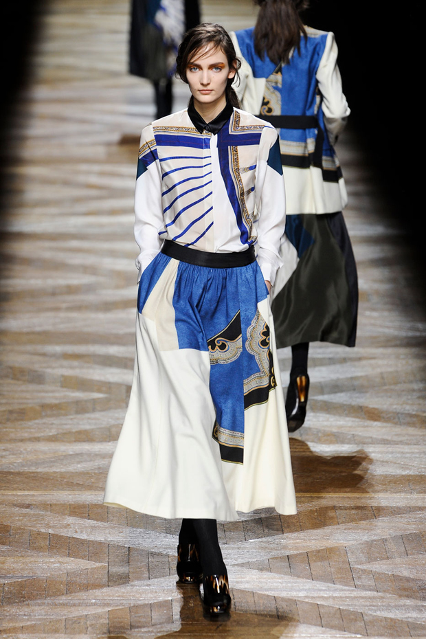 Dries Van Noten A/W 2012, dries van noten, paris fashion week, marie claire, marie claire uk