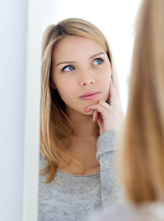 Woman thinking