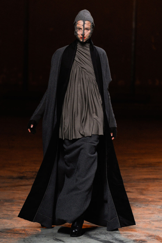 Rick Owens A/W 2012, rick owens, paris fashion week, marie claire, marie claire uk