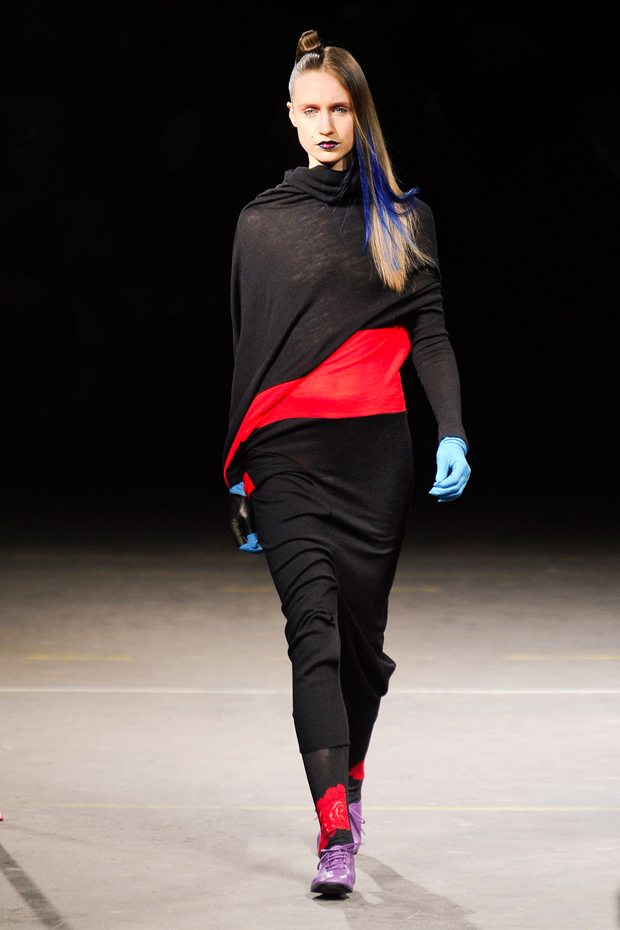 Yohji Yamamoto A/W 2012, yohji yamamoto, paris fashion week, marie claire, marie claire uk