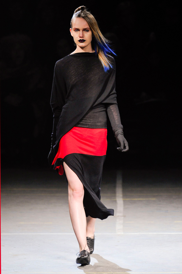 Yohji Yamamoto A/W 2012, yohji yamamoto, paris fashion week, marie claire, marie claire uk