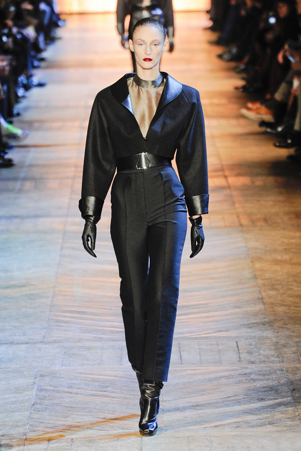 Yves Saint Laurent A/W 2012, ysl, yves saint laurent, stefano pilati, marie claire, marie claire uk, paris fashion week