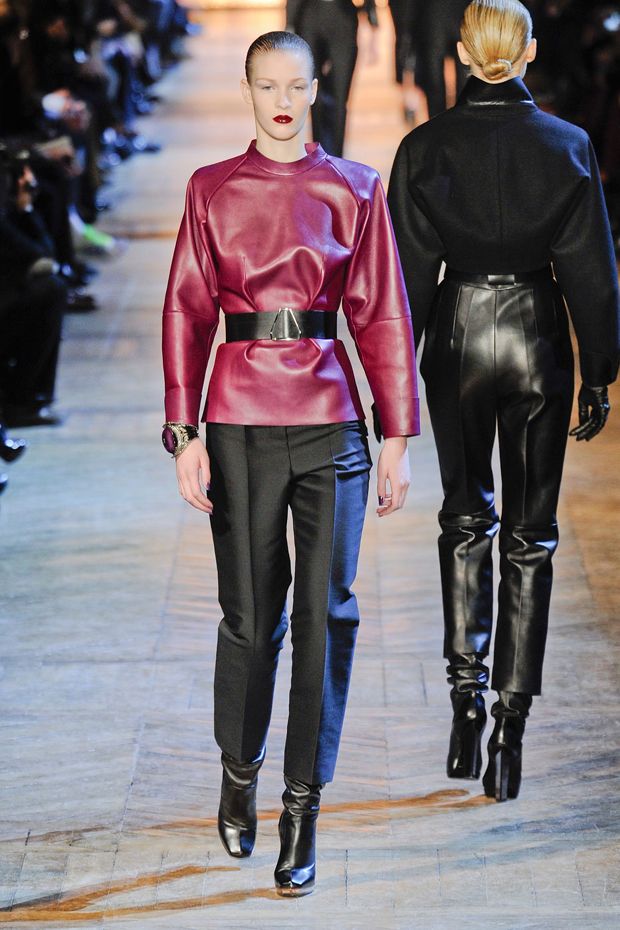 Yves Saint Laurent A/W 2012, ysl, yves saint laurent, stefano pilati, marie claire, marie claire uk, paris fashion week