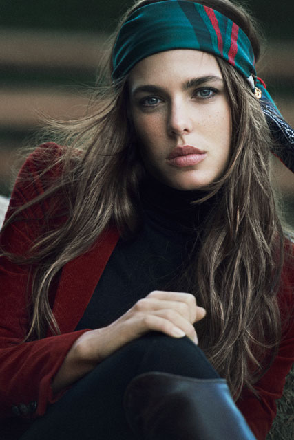 Charlotte Casiraghi for Gucci
