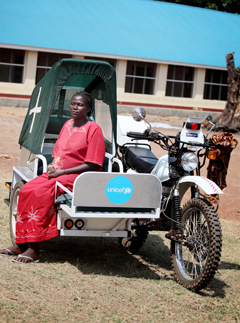 Motorbike ambulance