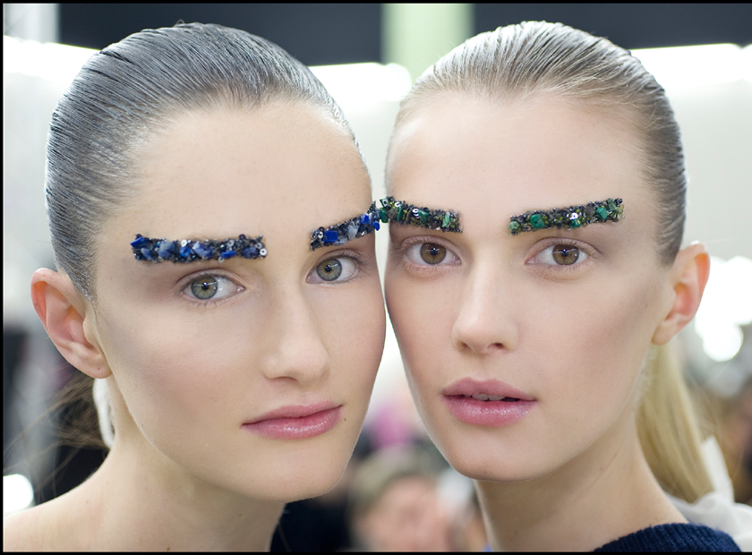 Chanel A/W 2012, chanel, backstage beauty, paris fashion week, marie claire, marie claire uk