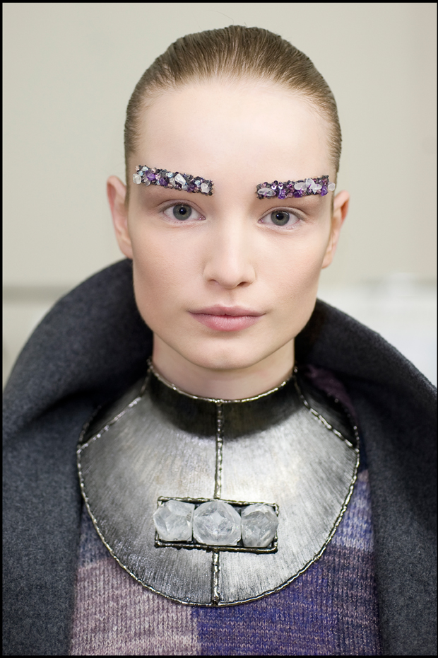Chanel A/W 2012, chanel, backstage beauty, paris fashion week, marie claire, marie claire uk