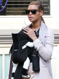 Beyonce and baby Blue Ivy - Marie Claire - Marie Claire UK