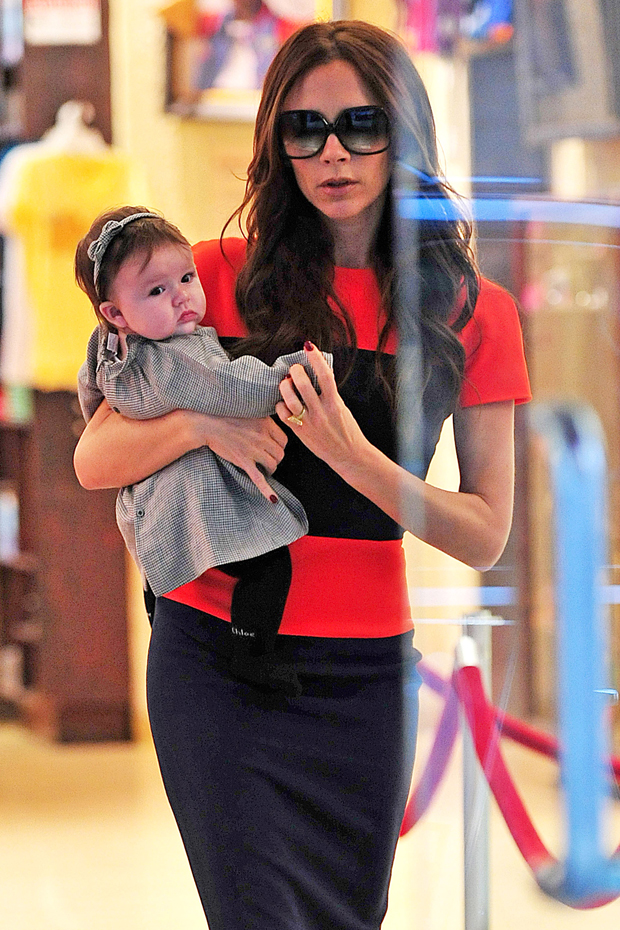 Victoria-Beckham-Stylish-Celebrity-Mums-Harper-daughter-Beckham-Marie-Claire