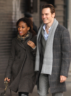 Michael Fassbender and Nicole Beharie dating? Michael Fassbender, Michael Fassbender career, Michael Fassbender films, Nicole Beharie, Shame, Shame movie, Steve McQueen, new celebrity relationships, Zoe Kravitz, Michael Fassbender girlfriend, Haywire