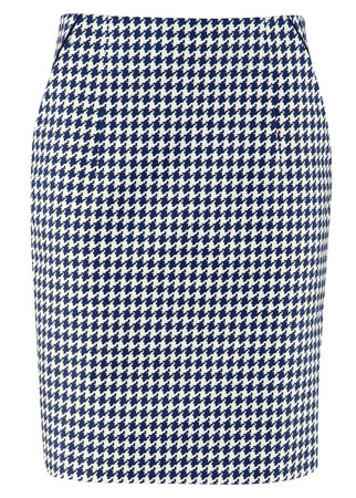 H&M houndstooth skirt, &pound;29.99 - skirt - skirts - best skirts - high street - fashion - shopping - marie claire