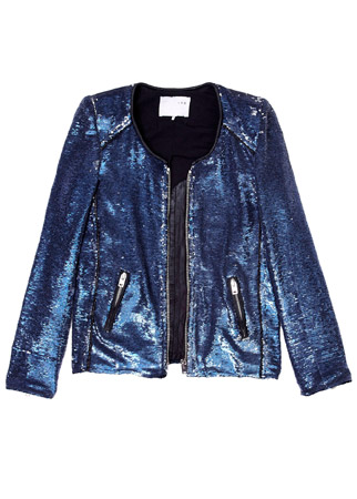 Iro sequinned jacket, �580 - aqua trend - underwater - sea - aquatic - spring summer 2012 - designer fashion - marie claire