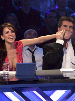 Dannii Minogue and Simon Cowell - X Factor Photos - Marie Claire - Marie Claire UK