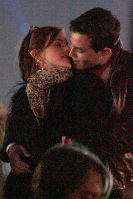 Emma Watson kissing Will Adamovicz - Emma Watson Pictures - Coachella 2012 - Marie Claire - Marie Claire UK