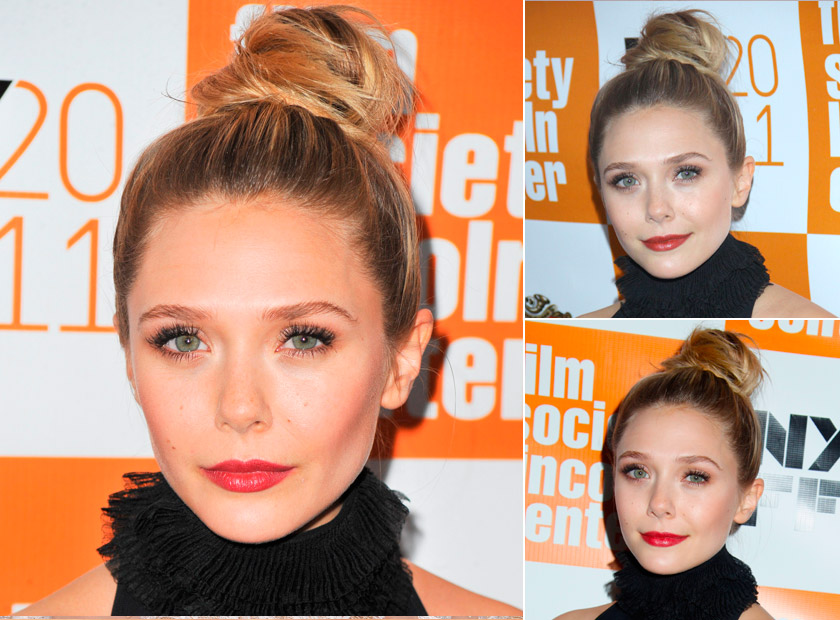 Elizabeth Olsen - Top Knots - Top knot Hair Styles - Marie Claire - Marie Claire UK