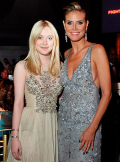 Heidi Klum & Dakota Fanning - Annual Gala Linked Against Blood Cancer - Marie Claire - Marie Claire UK