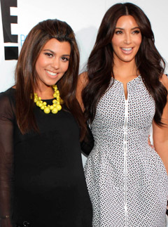 Kim Kardashian and Kourtney Kardashian - Marie Claire - Marie Claire UK