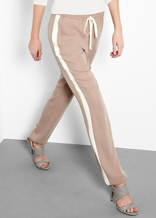 Joseph silk crepe joggers, &pound;335 - sport luxe - designer fashion - shopping - marie claire
