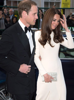 Prince William and Kate Middleton dazzle at gala dinner