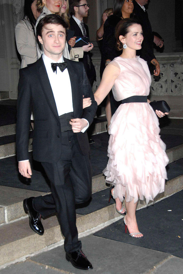 Daniel Radcliffe and Rosie Coker at the Met Ball 2012 after parties