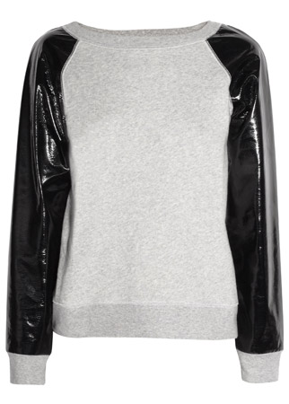 Karl PCV sleeved sweater, &pound;115 