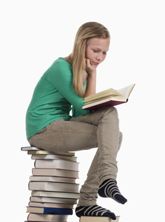 Girl reading 
