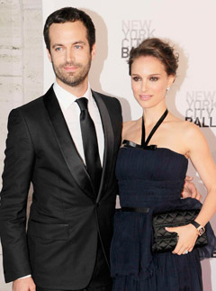 Benjamin Millepied and Natalie Portman at the New York City Ballet Spring Gala 2012