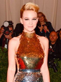 Carey Mulligan in Prada at the Met Ball 2012