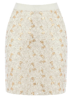 Warehouse lace skirt