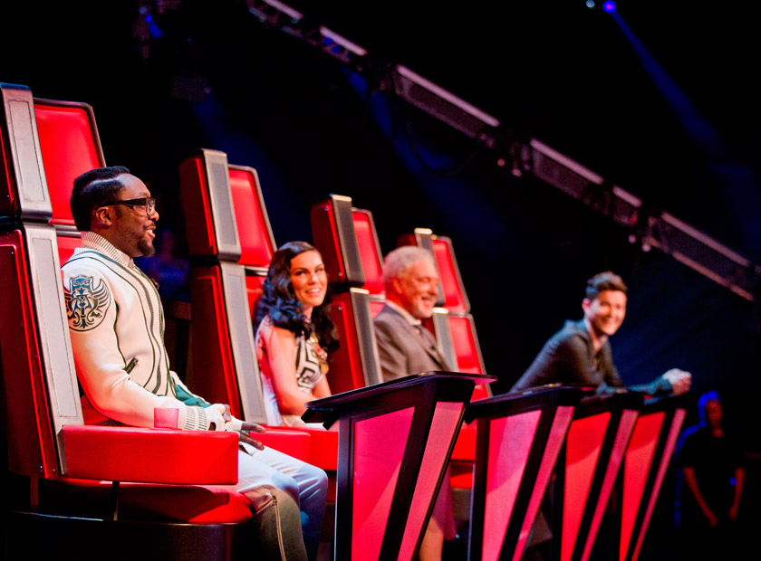 Jessie J, Will.i.am, Tom Jones, Danny O'Donoghue The Voice UK Live Shows