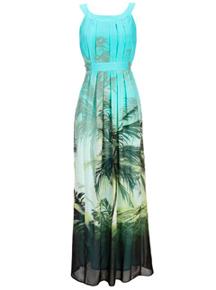 Wallis palm tree print maxi dress